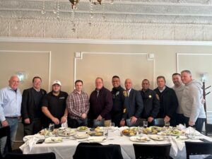 A Quick Lunch Meeting Honoring Police Officer Revi.