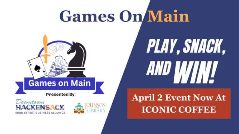 Games on Main – New Venue for April 2